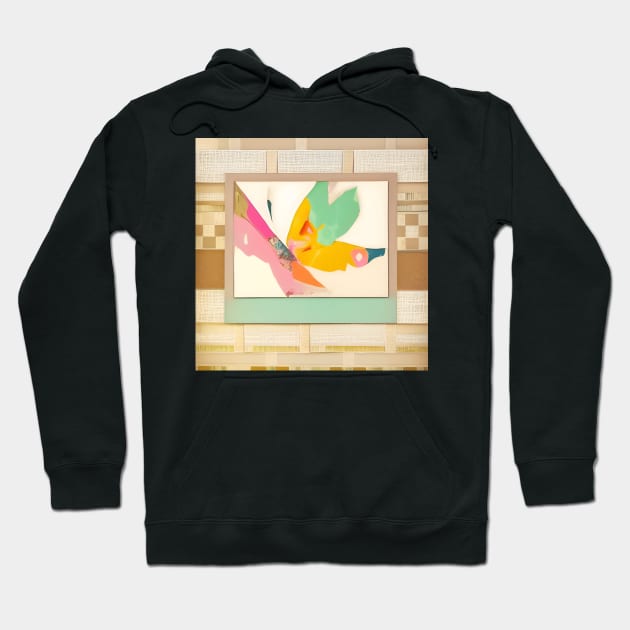 Pastel Butterfly Abstract Hoodie by DANAROPER